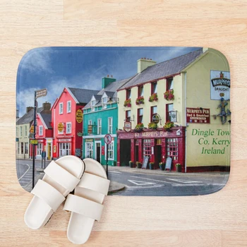 

Dingle Town Co. Kerry, Ireland Bath Mat Doormat Welcome Home Rectangle Anti-slip Carpet Rug Bedroom Entrance Floor Mats