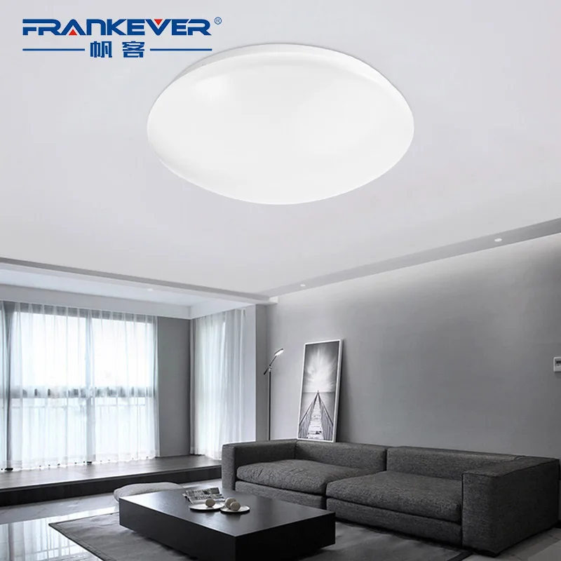 FRENKEVER 36W WIFI Smart Bulbs Round LED Ceiling Lamp Smart Remote Control Compatible with Alexa google home 32*32*10CM