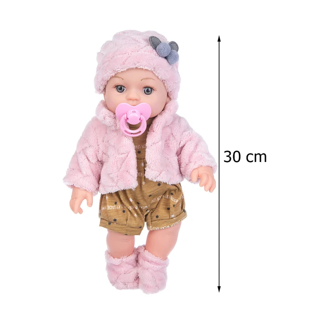 12inch Unfinished Reborn Doll Fashion Dress Up Vinyl Simulation Reborn Baby Soothing Blank Doll DIY Toy Children Birthday Gifts 6