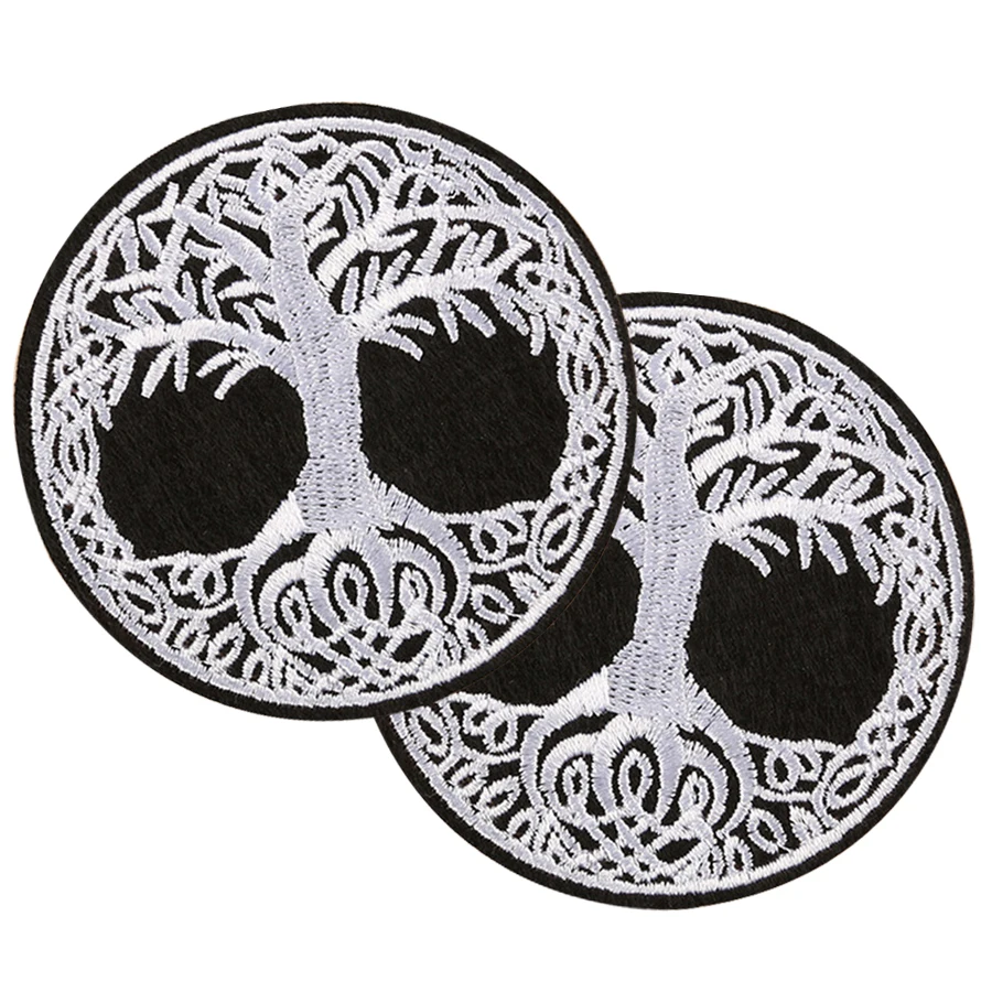 Yggdrasil the Tree of Life in Norse нашивка вышитый значок на железе ПРИШИТАЯ эмблема нашивка аппликация