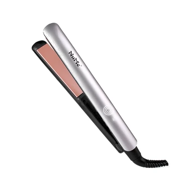 

Nume Keratin Therapy Ion Hair Straightener Ceramic Plates Flat Iron Wide Panel Lcd Display Hairdressing Splint Hair Styling Tool