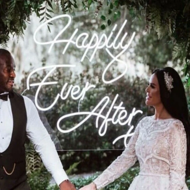 Happily Ever After Neon Wedding Sign