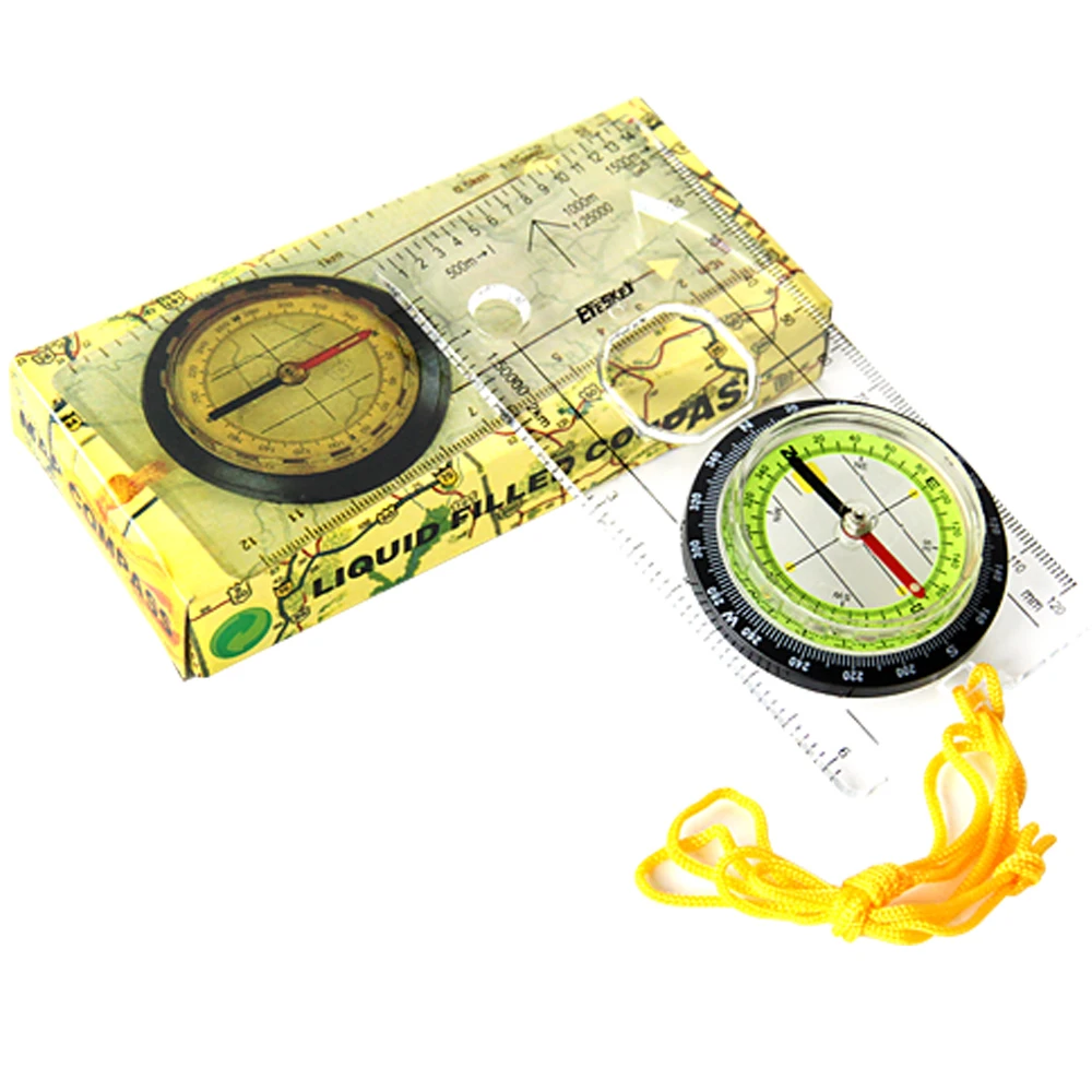 Magnifying Compass Scout Hiking Camping Boating Map Reading Orienteerin RPA