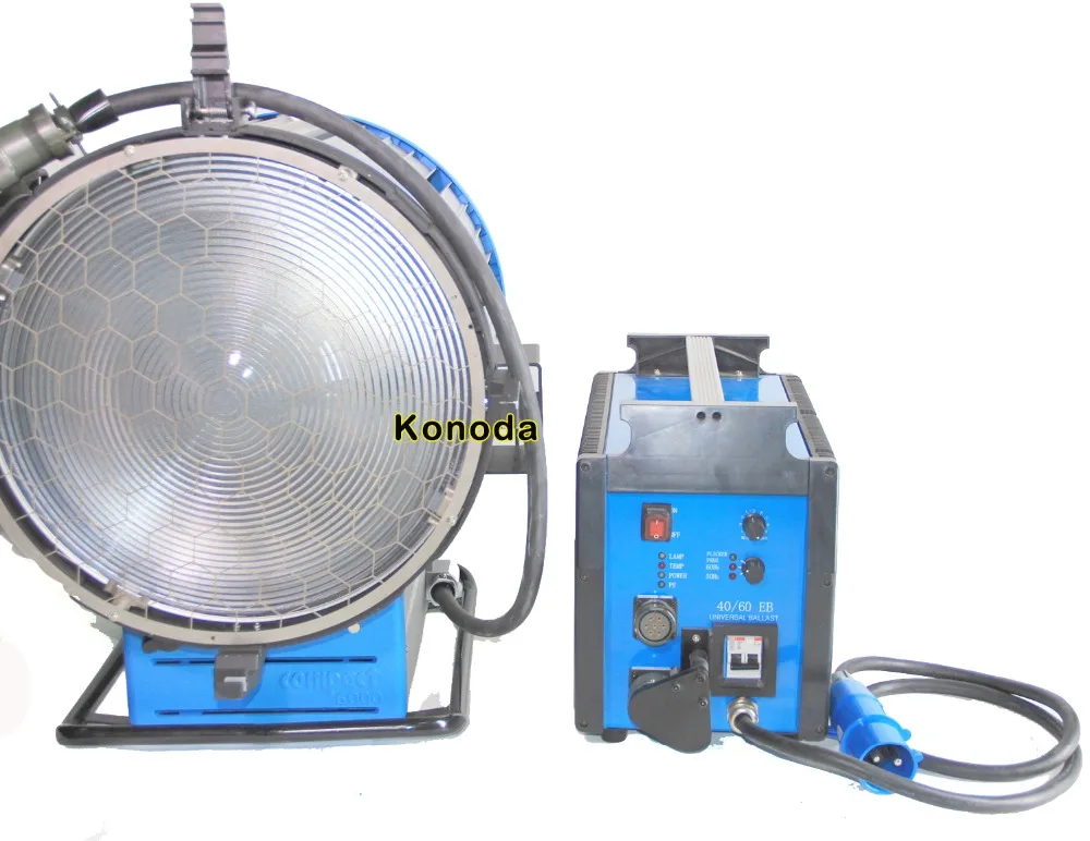 PRO 6000W Дневной свет компактный HMI Fresnel свет+ 120V 4/6K балласт+ Flycase для освещения съемки пленки