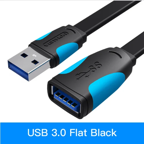 Vention USB2.0 3,0 кабель-удлинитель папа-мама кабель-удлинитель USB3.0 кабель-удлинитель для ноутбука ПК USB кабель-удлинитель 0,5 м 3 м - Цвет: VAS-A13 3.0