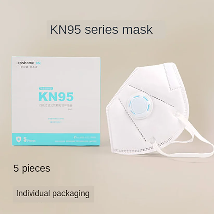 

Spot face mask dust proof breathable anti-smogKN95 double layer filter material one-time anti-dropletKN95