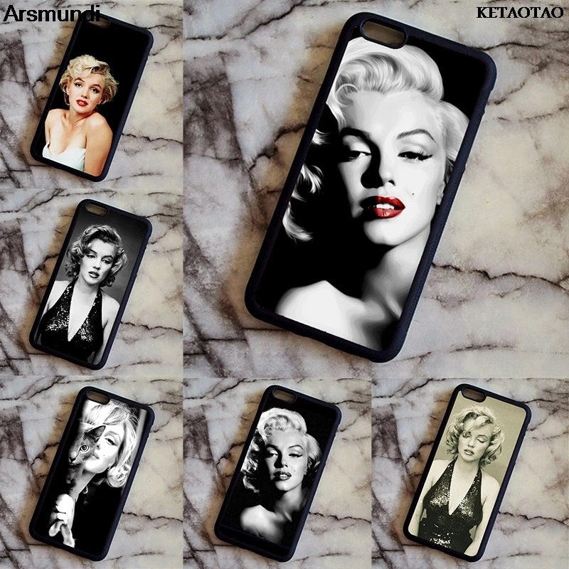 KETAOTAO Black White Marilyn Monroe Phone Cases for Samsung S3 4 5 6 7 8 plus edge Note 3 Case Soft TPU Rubber Silicone |