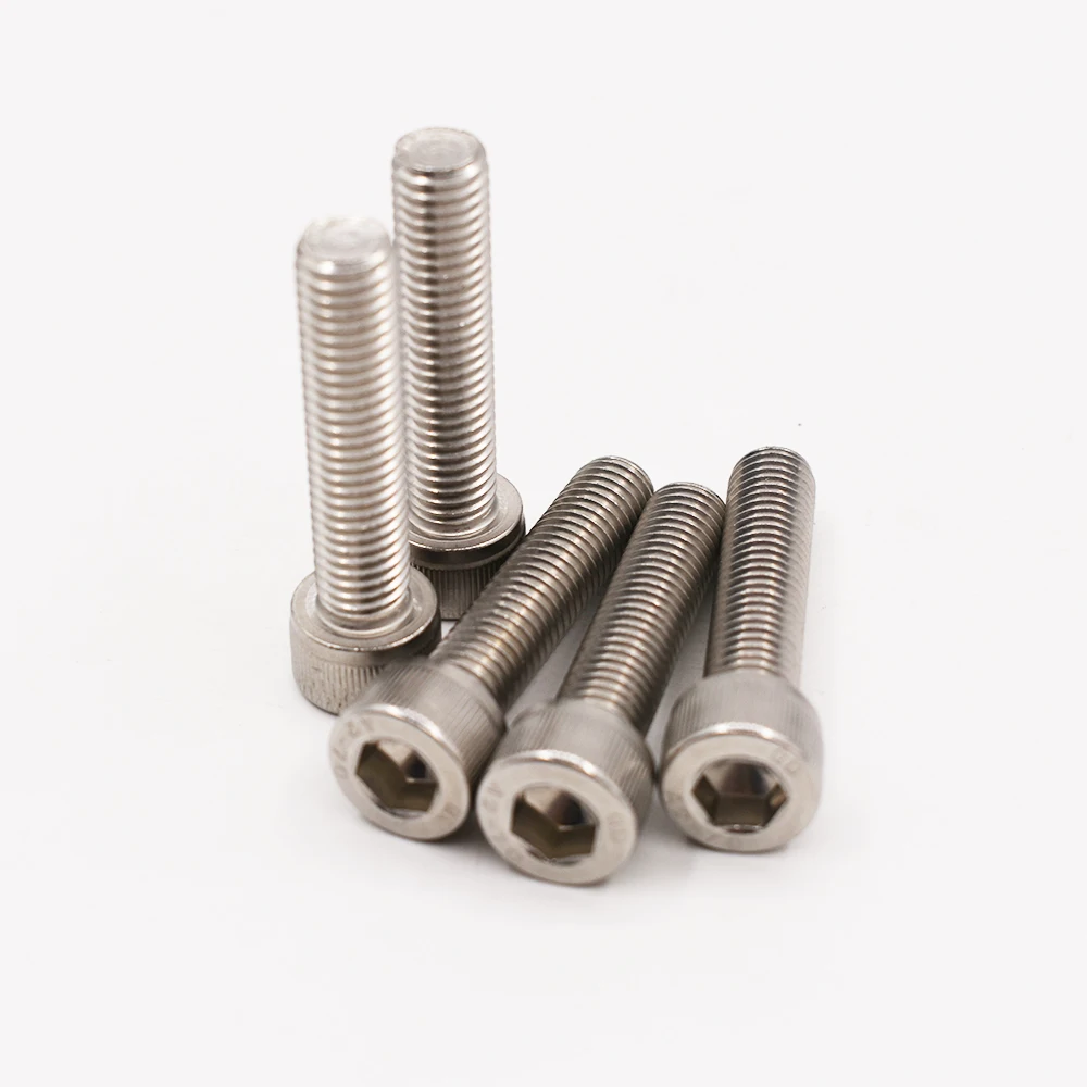 

DIN912 M6 Metric Thread 304 Stainless Steel Hex Socket Head Cap Screw Bolts 8-100mm