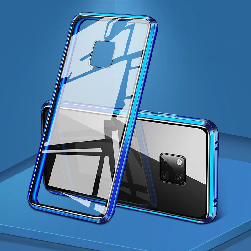 Двойная сторона Стекло Магнитный чехол для huawei Honor 20 10 Pro Lite 8X Nova 5i 5Pro 4 4E 3 3i Коврики 20X10 Pro Psmart Z Y9 V20 чехол