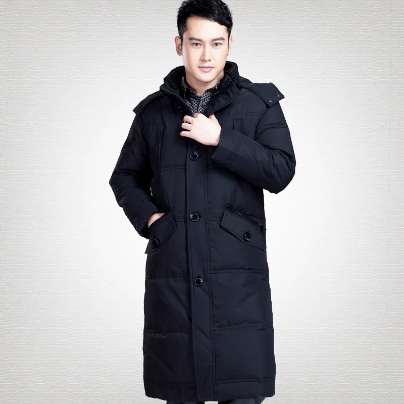 

Men's Down Jacket Winter Coat Men Plus Size White Duck Down Coat Puffer Jacket Warm Parka Doudoune Homme 126 YY1330