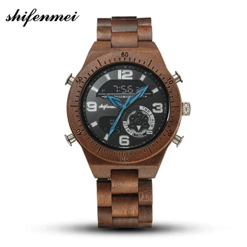 

Big Size Wooden Quartz Top Luxury Watches for Dad Gift reloj mujer Accept Logo Big Size Wooden Quartz Top Luxury Watches for D