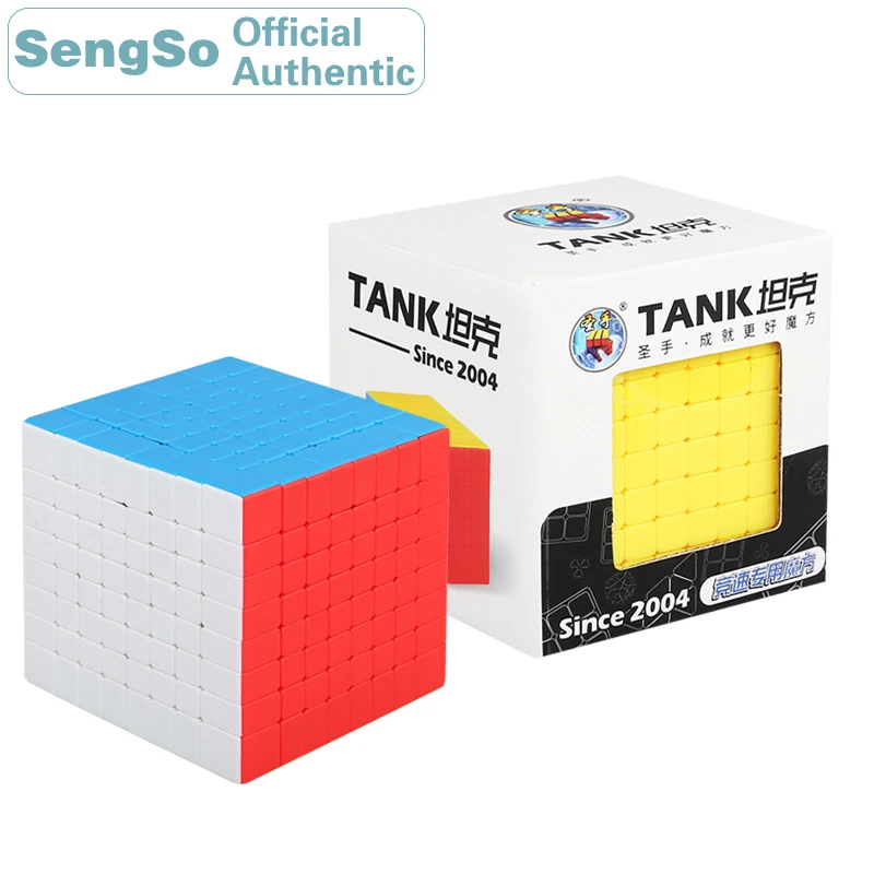 ShengShou Танк 8x8x8 волшебный куб 8x8 Cubo Magico Профессиональный Нео скоростной куб головоломка антистресс игрушки для детей
