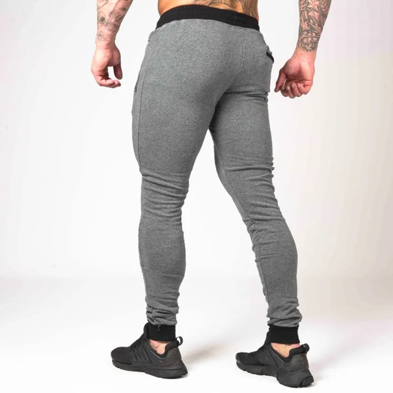 Pantalon Homme Nouveau мужские брюки спортивные штаны черные джоггеры хлопковые модные повседневные обтягивающие штаны для спортзала, бега, спорта, фитнеса