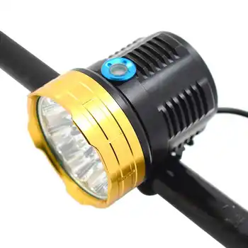 

Bike Lamp Headlight 18000 LM Bike Headlight 10 XML-T6 LED HeadLight Rechargeable 3 Mode Aluminum High-power Bike Light Lamp