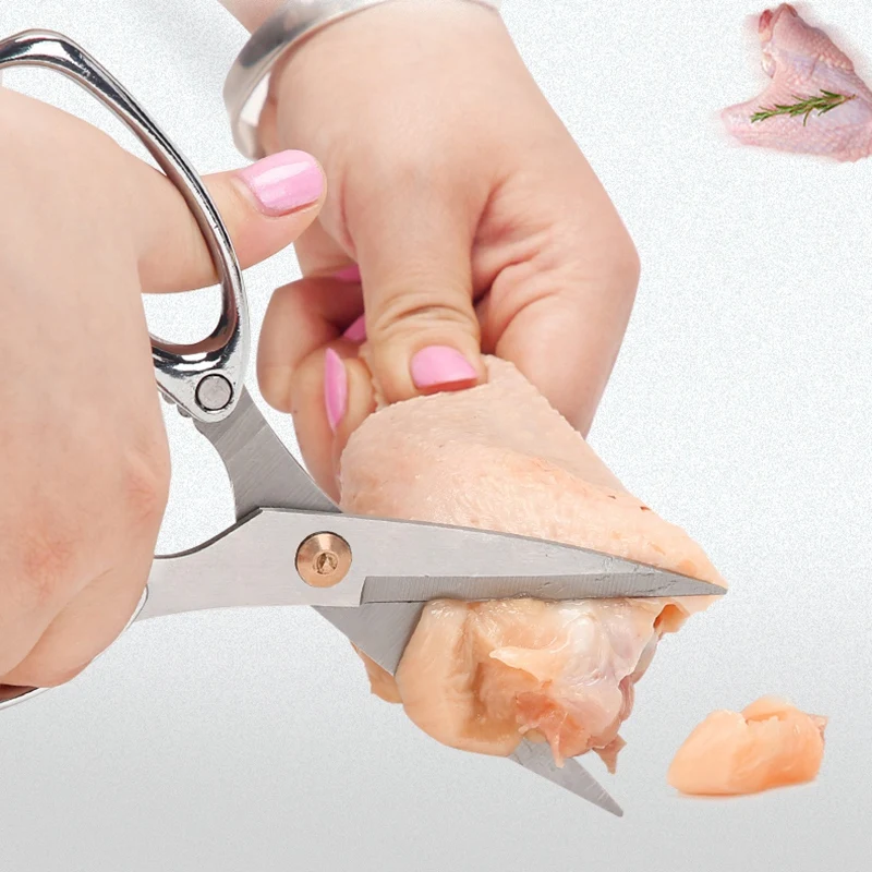 New Metal Sharp Kitchen Shears Multi-Function Utility Scissors