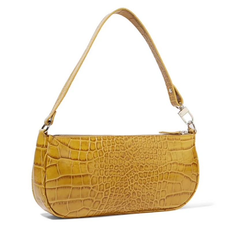 

2019 New Retro Niche Design Crocodile Pattern Handbags Famous Designer High Quality Shoulder Messenger Bags Women Handbags