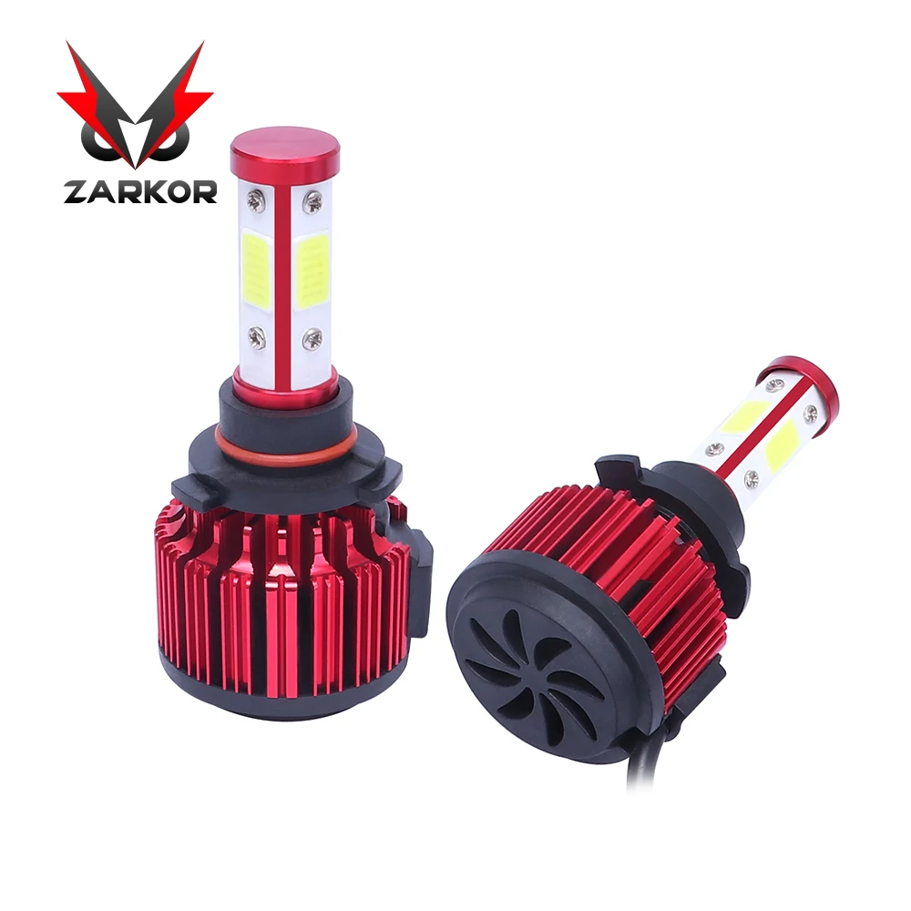 Zarkor новые Plug& Play turbo Led автомобилей головной светильник H1 H3 H4 H7 H8 H9 H11 9004 9005 9006 880 881 бег светильник canbus лампа - Испускаемый цвет: Red Series