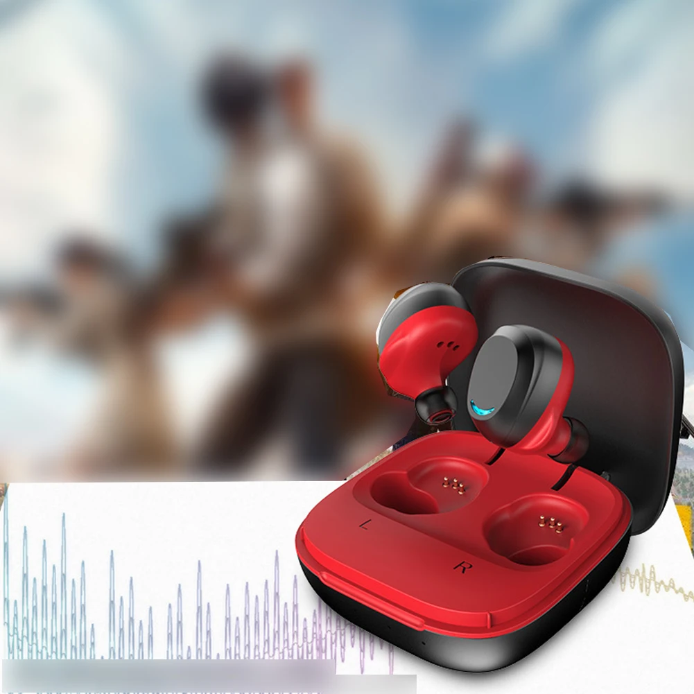 Breathing Light Universal Outdoor Car Wireless Earphone Touch Control HIFI Stereo TWS Mini Gift Bluetooth 5.0 Noise Reduction