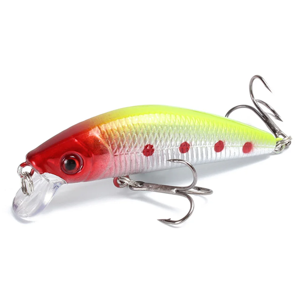 1PCS Laser Hard Crankbait Slow Sinking Fishing Lures 7cm 8.2g Pesca Japan Artificial Plastic Bait Wobbler Pike Fishing Tackle