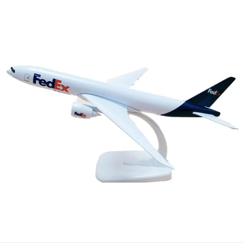 20cm FedEx Cargo Logistics Boeing B777 Aircraft Model Decoration Souvenir Airplane Diecast Toy for Kids Gifts Collection |
