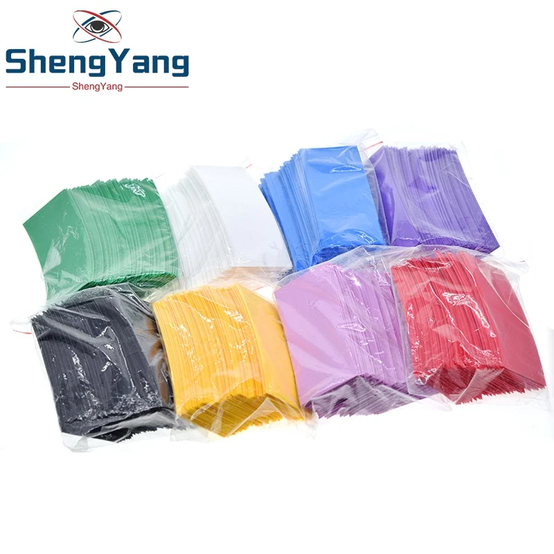 Heat Shrink Tubing Insulating Film TZT 100PCS 18650 Lithium Battery Heat Shrink Tube Li-ion Wrap Cover Skin PVC Shrinkable Tubing Film Sleeves Insulation Sheath