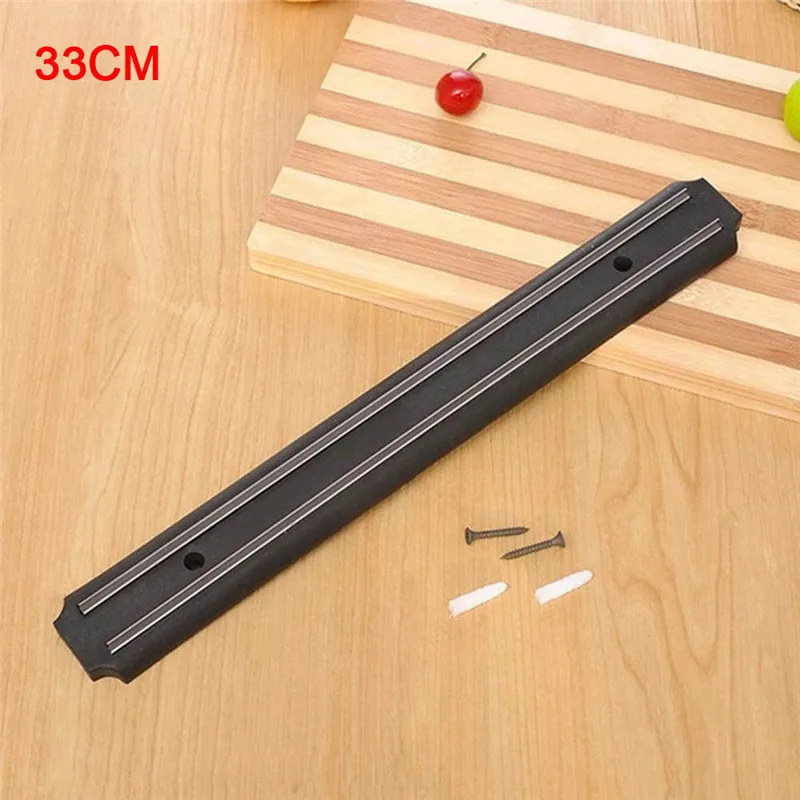 Strong Permanent Magnetic Wall Mounted Knife Magnet Bar Holder Chef Knife Display Rack Strip Storage Holder Kitchen Organizer - Цвет: 33CM