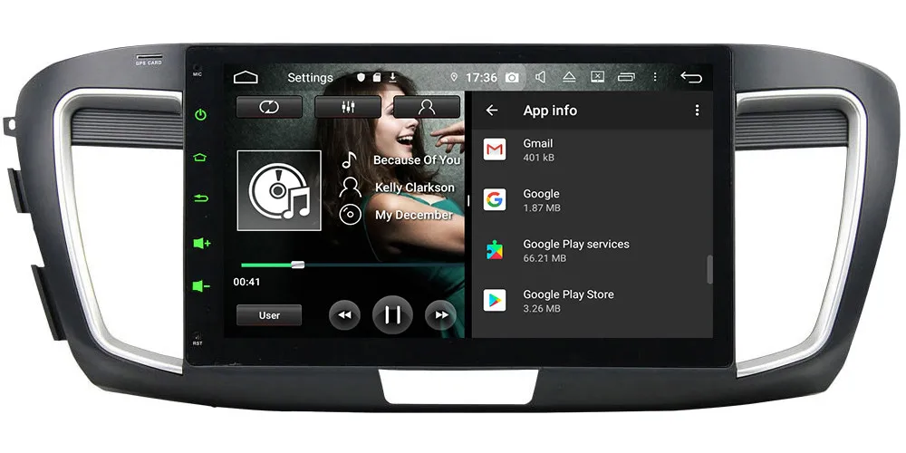 Klyde 10," ips 4G Android 9,0 Восьмиядерный 4 Гб ОЗУ 64 Гб ПЗУ DSP BT автомобильный DVD мультимедийный плеер радио для Honda Accord 9th