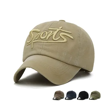 

Washing Retro Baseball Cap Men Casual Topee Stereo Embroidered SPORTS Hat Baseball Cap Adjustable Fishing Hats Sunshade