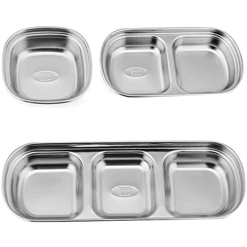 

3PCS Sauce Dish Seasoning Dish Side Dish Oil Dish Vinegar Dish Seasoning Dish Multi-Purpose Dish