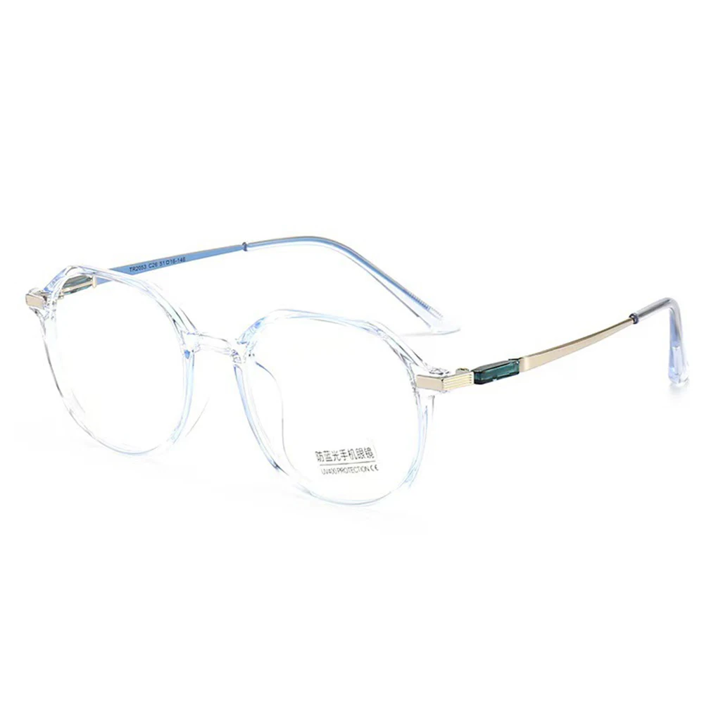 Blue Light Blocking Office Glasses Women Oversized Frame Anti-stress Decorative Glasses Computer Radiation Protection Eyewear cute blue light glasses