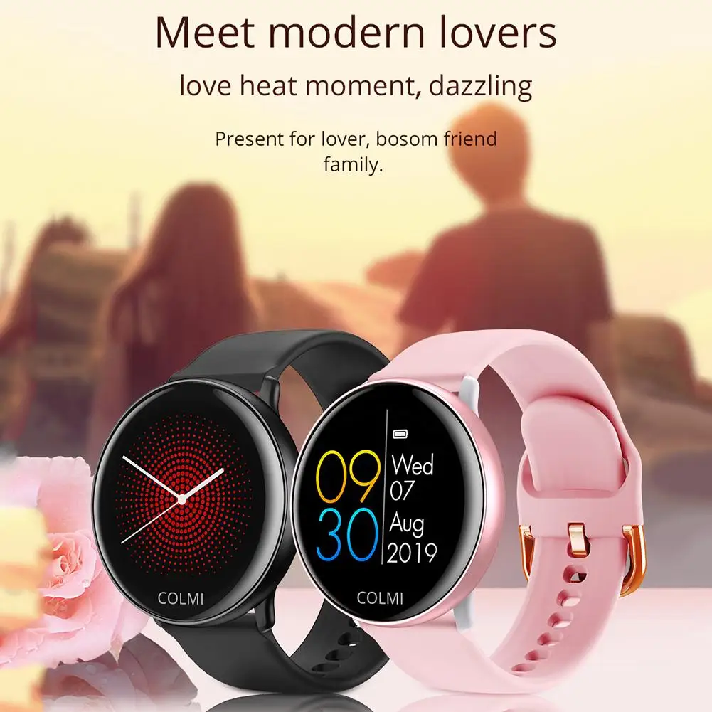 

NEWEST SKY2 Smart Watch 1.22 Inch Touch Screen Fitness Tracker with Heart Rate Blood Pressure Monitor Multiple Function Bracelet