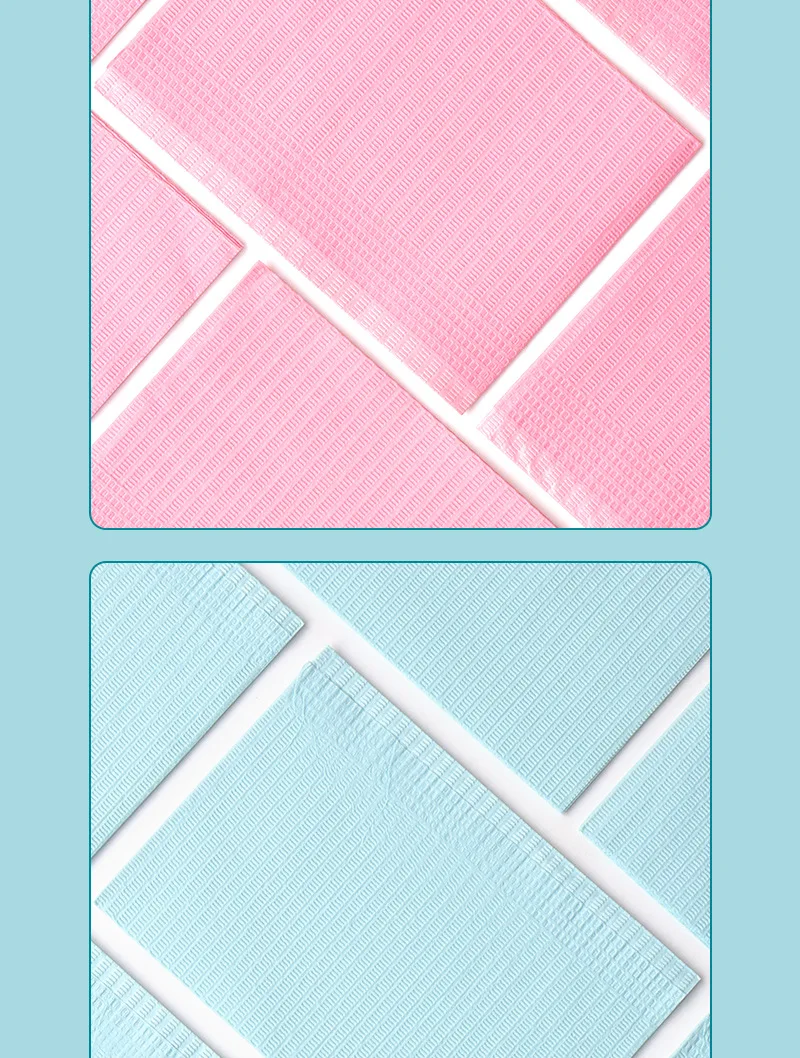 5Pcs Disposable Nail Art Manicure Mat Table Pad 34*45cm Double-Layer Waterproof Desk Protector Mat Salon Manicure Table Cloth &