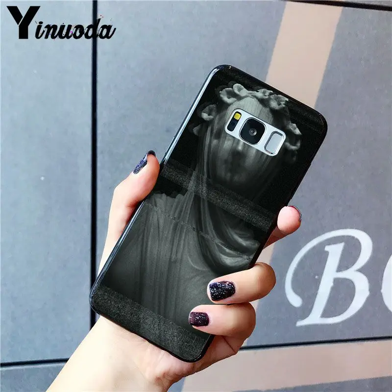 A16 Yinuoda Мона Лиза искусство Дэвид линии чехол для телефона для samsung Galaxy S10 плюс S10E S6 S7 S8 S9 S9Plus S10lite S5 M10 - Цвет: A16