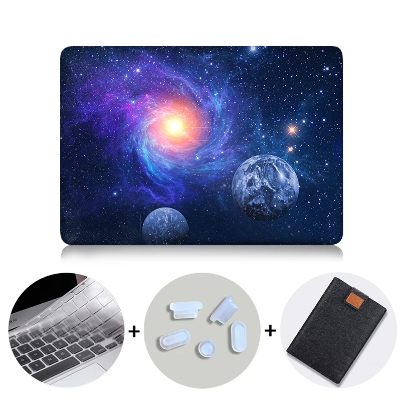 MTT чехол для ноутбука Звездное небо для Macbook Pro Air retina 11 12 13 15 16 с сенсорной панелью для macbook Pro 13 15 дюймов A1989 A1990 - Цвет: MB12