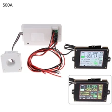 Newesoutorry – testeur numérique de batterie, DC 500V, 100A, 200A, 500A, voltmètre, ammètre, coulomètre, compteur de puissance de batterie