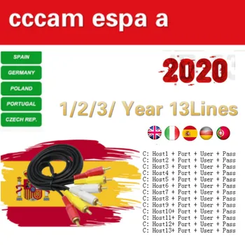 

2020 Spain Cccam Espa A Server Hd Stable Europe 13 Lines Portugal/Poland/Italia 1 Year 2 Year Tv Cinebox Satellite Receptor