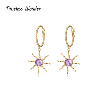 

Timeless Wonder Glam Sunburst Drop Statement Earrings Women Jewelry Gothic Top Runway Designer Party Kpop Ins Fancy Trendy 3127