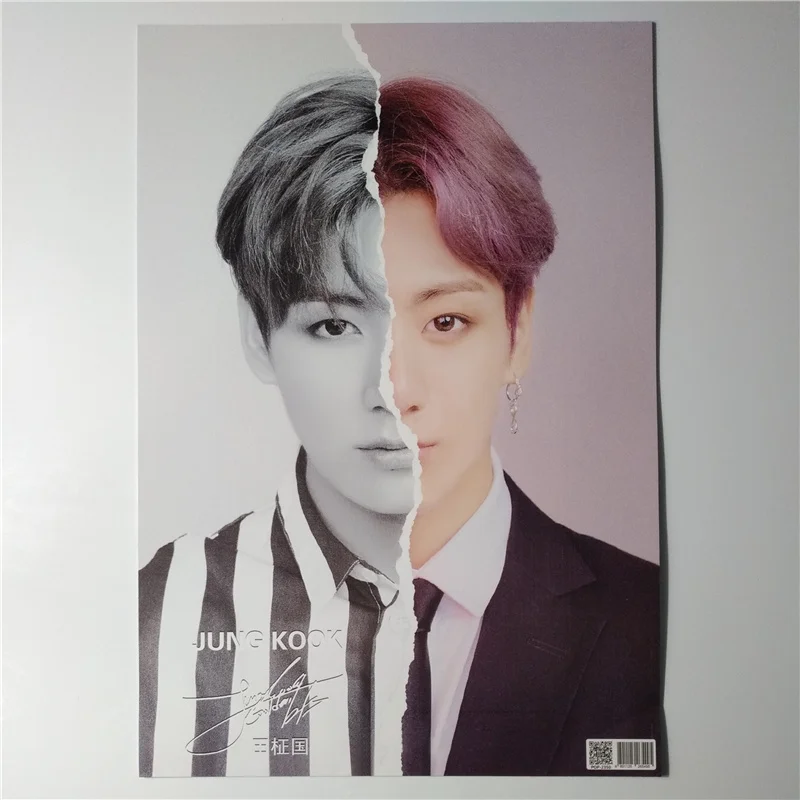 8*(42x29 см) Новые Bangtan Boys Jung Kook плакаты настенные наклейки подарок