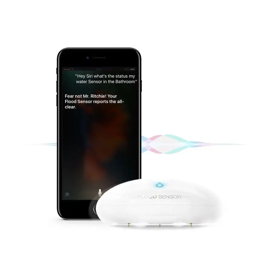 Беспроводной FIBARO-Apple HomeKit совместимый Датчик Затопления, FGBHFS-101 датчик воды и температуры поддержка Обнаруживает утечку воды