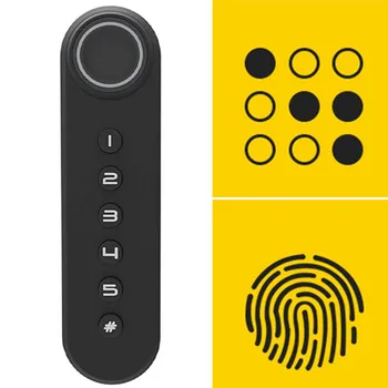 

Electronic Intelligence Door Password Fingerprint Lock Home Device Biometric Keyless Wardrobe Anti Theft USB Charging Digital