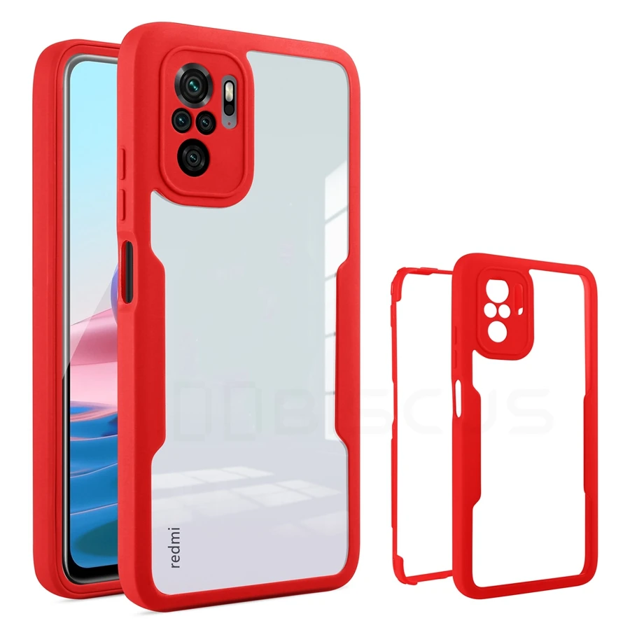 Double Protective Shockproof Front Back Case For Xiaomi Redmi 9T