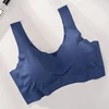 Sujetador sin costuras de caramelo para mujer, ropa interior de enfriamiento, a prueba de golpes, fino, acolchado, Sexy, de realce, íntimo, Bralette ► Foto 3/6