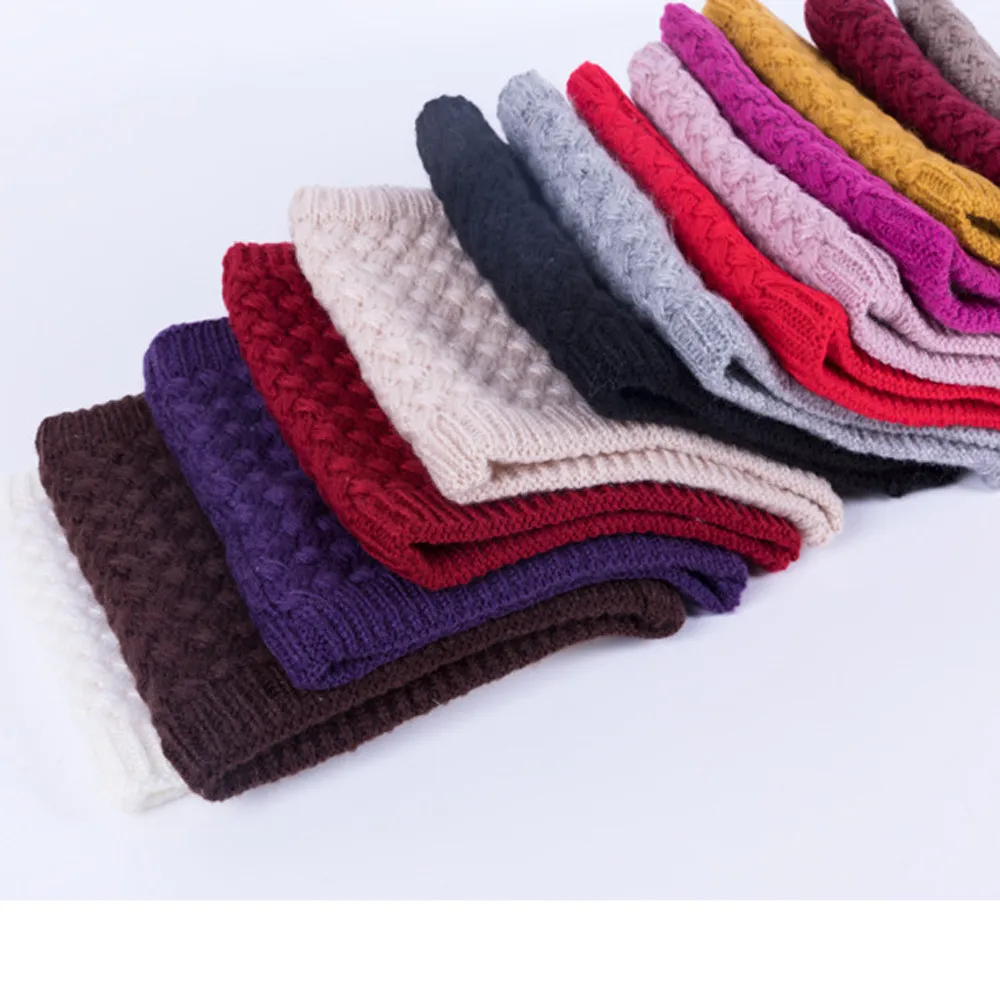 New Fashion Winter Scarf For Women Men General Baby Scarf Thickened Wool Collar Scarves Boys Girls Neck Scarf Cotton Unisex