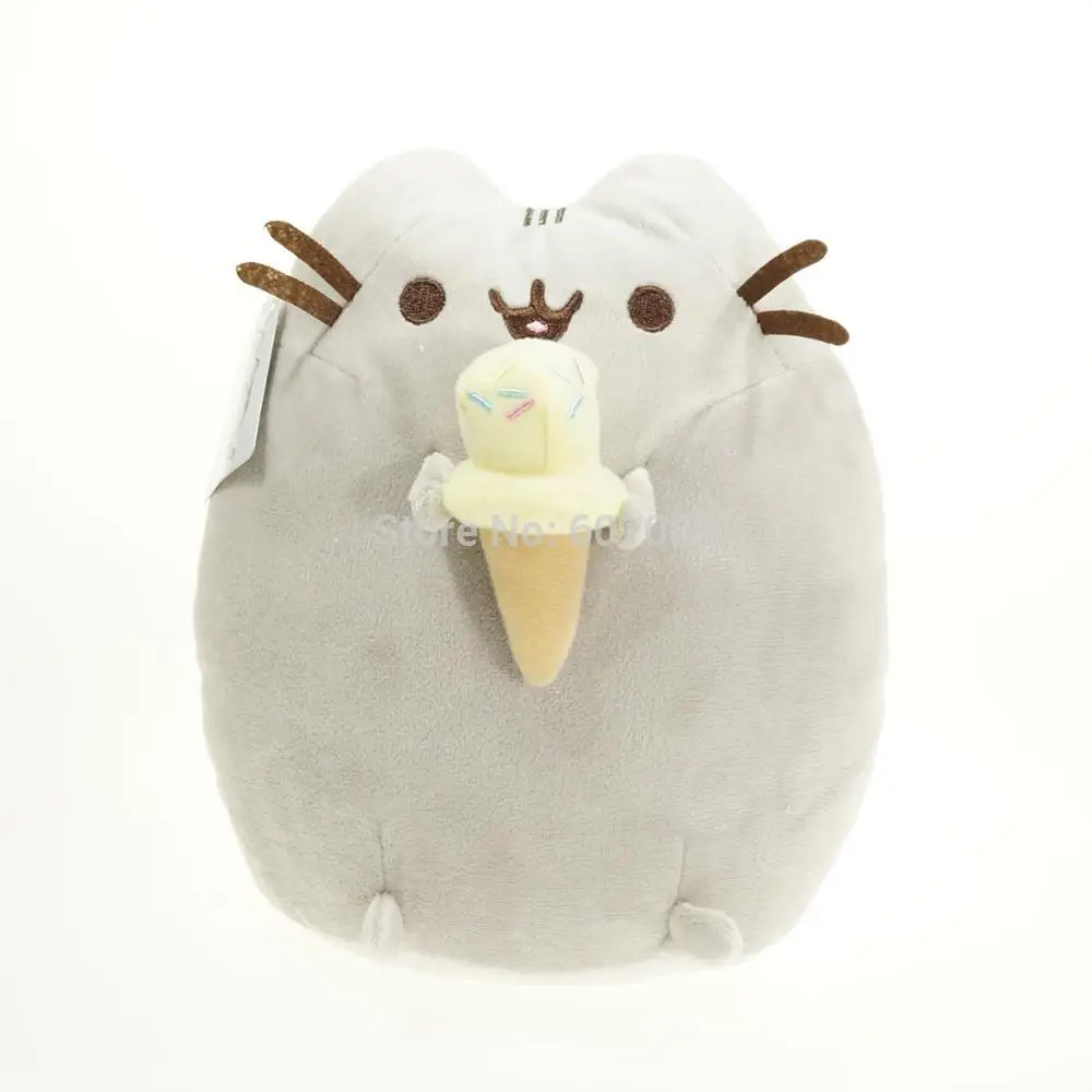 Icecream 23cm Кошка 15-23 см суши Ангел печенье картофельные чипсы Пончик Плюшевые Рождественские куклы для подарков Розничная торговля - Цвет: Icecream 23cm
