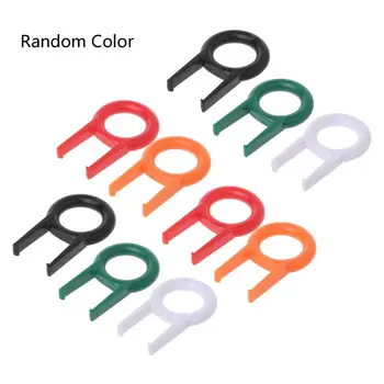 

10Pcs Mechanical Keyboard Keycap Puller Remover for Keyboards Key Cap Fixing Tool Random Color