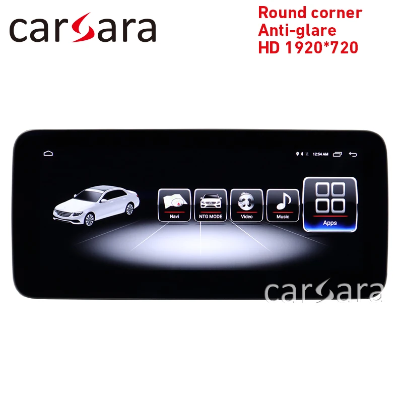 Perfect Android Widescreen C class W204 facelift RHD round corner monitor C180 anti-glare display C300 4G RAM 1920 PAD C63 android NAVI 1