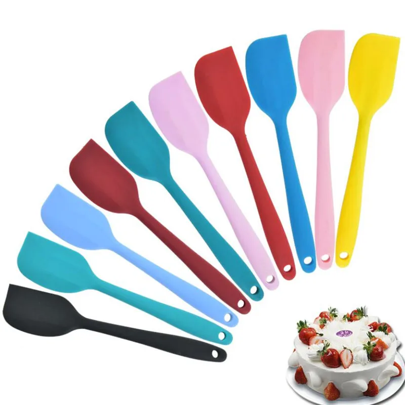 Multicolor Food Grade Non Stick Butter Cooking Silicone Spatula Set Cookie Pastry Scraper Cake Baking Spatula Silicone silicone spatula,cake decorating tools,dough scraper,cream spatula,silicone scraper,cake scraper,cake spatula,kitchen spatula,dough mixer,silicone cookware