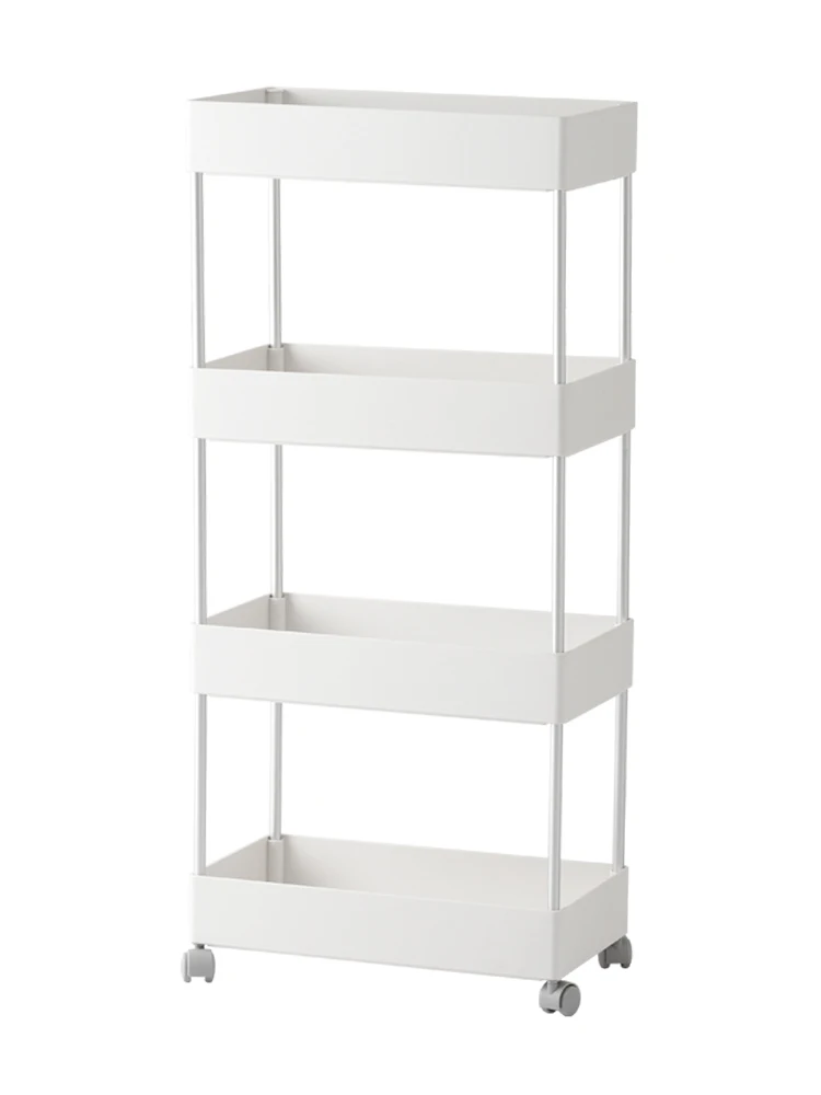 

Lazy corner narrow model movable object rack kitchen bathroom landing storage rack multi-layer with wheels 66070