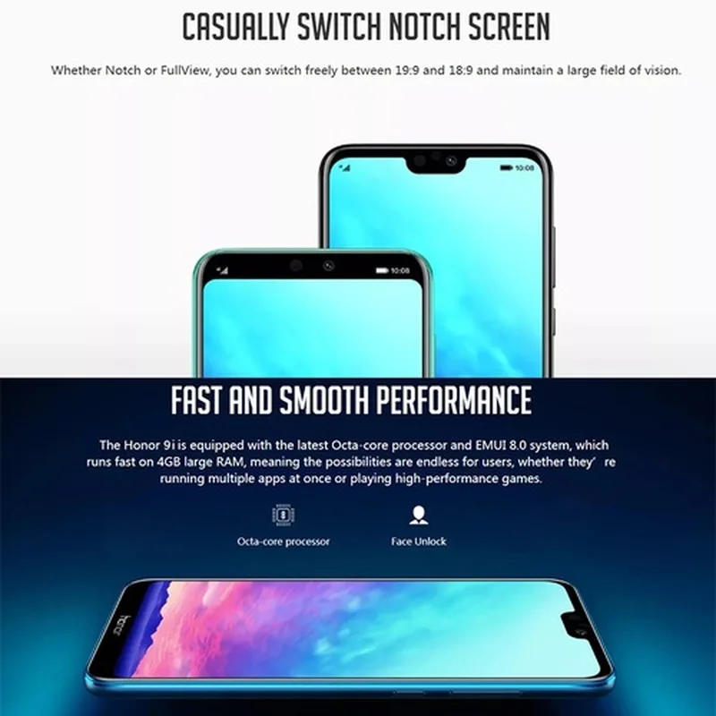 Honor 9i SmartPhone 4GB RAM 64GB ROM 5.84