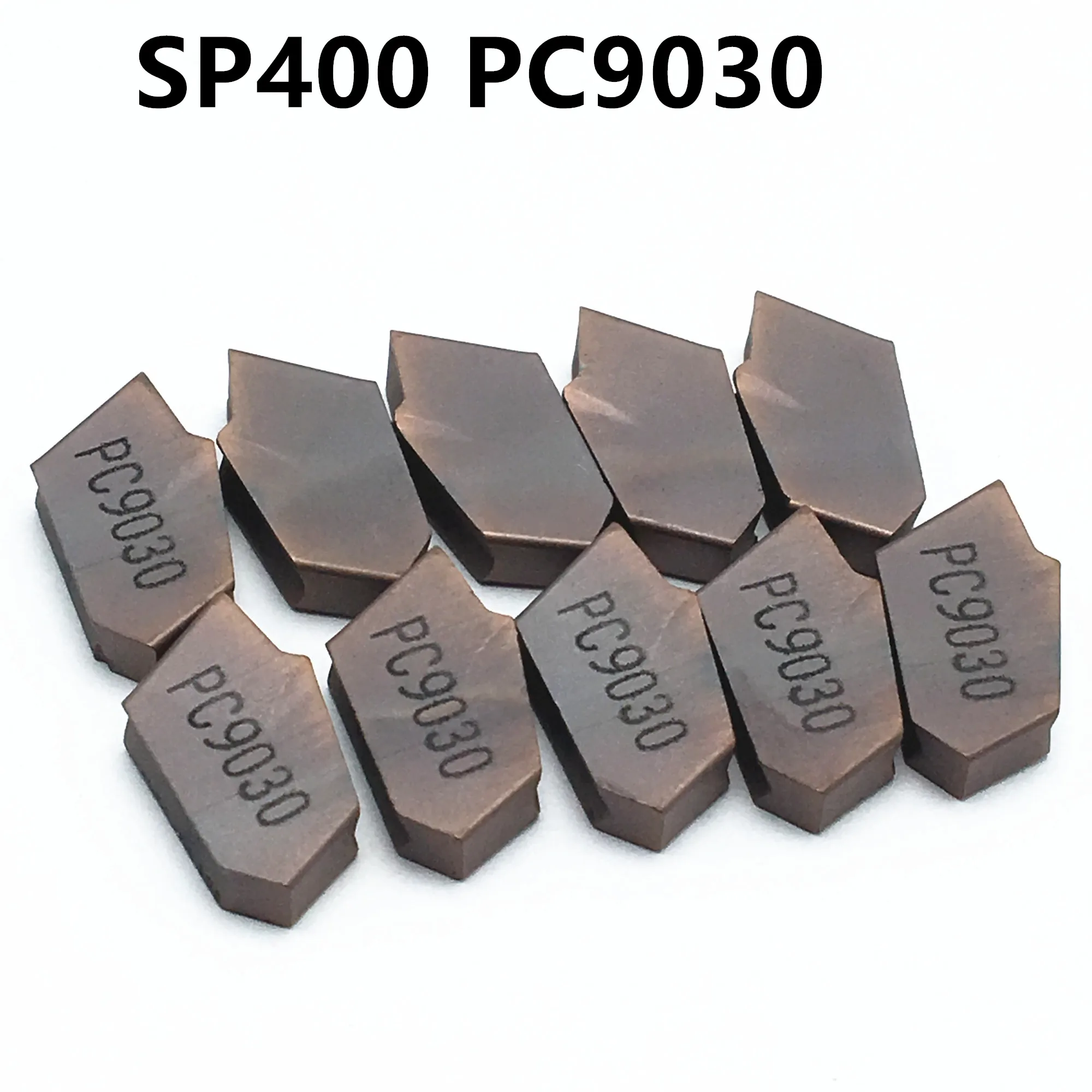 

20PCS turning tool SP400 PC9030 4mm high quality carbide blade metal turning tool SP400 lathe tool CNC parts and grooving tools
